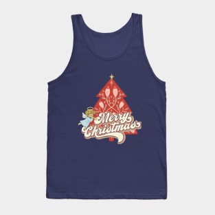 Vintage Angel christmas wish Tank Top